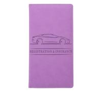 MALUGOGO Car Folder for Automotive Document Holder Car Registration Pouch and Insurance Card Pouch for Keeping Essential Documents and Cards Organized Vehicle Glove Box