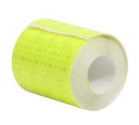 MALUGOGO Car Reflective Warning Tape with Strong Adhesive Backing and Hexagonal Honeycomb Pattern Prisms, Pvc Material Safety Tape for Emergency Situations on Fairways and Motor Homes,