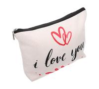 MALUGOGO Cosmetic Pouch Travel Toiletry Bag Waterproof Multifunction Linen Organizer Bag with Zipper for Women for Outdoor Activity and Vacation Storage