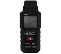 MALUGOGO Digital Moisture Tester for Wood and Building Construction with Data Hold and Auto Power, Lightweight Plastic Moisture Meter for Paper and Indoor Use, Accurate Humidity Checker