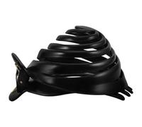MALUGOGO Dome Hair Claw Mushroom Head Hair Claw Resin Spiral Design Quick and Easy Styling Secure Hold for Women and Natural Look for Special Occasions and Everyday Use