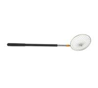 MALUGOGO Egg Pick up Tool with Telescopic Long Pole and Stainless Steel Wire Mesh Extendable Chicken Egg Gatherer for Small Poultry Enclosures and Farm Use Reduces Shell Cracking 1pcs