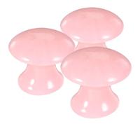 MALUGOGO Facial Massage Tool and Comfortable Hand Feeling Mushroom Shaped Made of Resin 3pcs for Deep Muscle Massage Suitable for Spa and Home Use