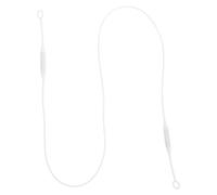 MALUGOGO Flexible Cord White Resistant to Deformation Comfortable Fit Magnetic Connector Fashionable Trendy Modern Look Personal Hearing Protection