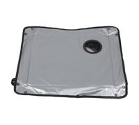 MALUGOGO Folding Walker Tray Table with Cup Holder, Non- and Ergonomic Handling Support, Polyester and Material, Suitable for Seniors in Garden Or Kitchen Use