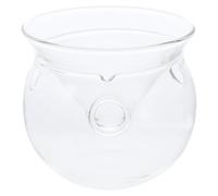 MALUGOGO Glass Fruit Bowl for Kitchen Use, Salad Bowl Suitable for Fruits and Salads with Decorative and Sculpting Function