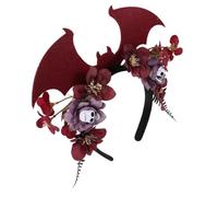 MALUGOGO Halloween Bat Headband for Women Lightweight Nonwoven Fabric with Spooky Bat Shape and Nonreflective Details for Masquerade and Halloween Events