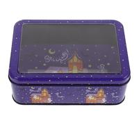 MALUGOGO Halloween Candy Treat Tins with Lid Iron Storage Boxes for Party and Present Choice Elegant Packaging and Quality Assurance Halloween Containers for Candy Storage