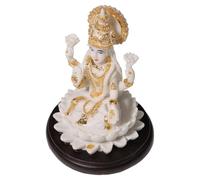 MALUGOGO Indian Resin Goddess Statue for Home Decor, Lightweight and Wear-resistant Buddha Sculpture with Simple Artistic Design, for Living Room Desk Or Home Cabinet Decoration