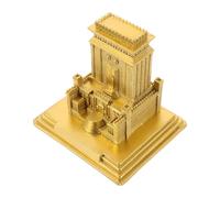 MALUGOGO Jerusalem Building Sculpture Resin Craft Religious Table Decoration Model Holy Sepulchre Artistic Ornament for Home and Office