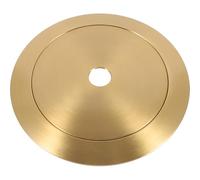 MALUGOGO Lamp Shade Holder Collar Ring for Light Socket E27 E14 G9 Brass Retaining Rings 100mm 3pcs Set for Lampshade Fitting and Light Fixture Replacement