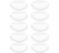 MALUGOGO Lens Magnifier Lenses Better Magnification Providing Effect round 10pcs Acrylic Making Set, Double Convex for Reading, Crafting and Scientific Use