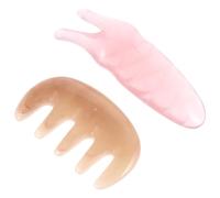 MALUGOGO Massage Comb Y-Shaped Scraping Fork Scalp Massager Guasha Tools for Head Acupuncture Relief