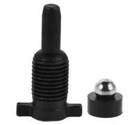 MALUGOGO Metal Scissor Lift Jack Accessory for Emergency Lifting and Construction Work, Black with Sturdy Return Valve and Air Screw Seal, Easy to Use Car Jack Kit