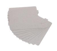 MALUGOGO Microwave Replacement Parts Microwave Oven Mica Plate Sheets 10 Pcs Waveguide Cover Heat Insulation Board for Home Kitchen