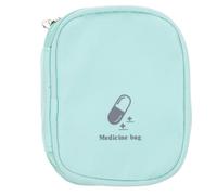 MALUGOGO Mini Medicine Storage Bag Travel Medicine Bag with Zip Design and Sturdy Oxford Cloth Lightweight Portable for Backpacking and School Use