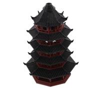 MALUGOGO Miniature Pagoda Fish Tank Ornament Compact Ancient Architectural Model for Aquarium and Desktop Bonsai Garden Decoration Historical Sculpture for Rockery and Fairy Garden Use