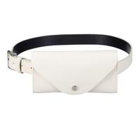 MALUGOGO Minimalist Beige Mini Belt Bag for Women, High Capacity Polyurethane Waist Phone Purse to Keep Personal Items Close, for Travel and Daily Use