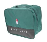 MALUGOGO Multi-Grid Medical Bag Medicine Storage Container Portable First Aid Bag with Waterproof Oxford Cloth Comfortable Handle Multi-Grid Design Separation Design Large Capacity