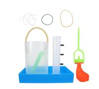 MALUGOGO Physics Teaching Equipment Liquid Pressure Teaching Physics Learning Device Plastic Material Easy Observation Accurate Visualization Laboratory Experiments for School and Teachers