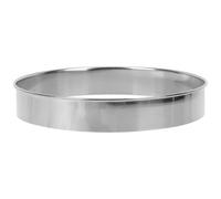MALUGOGO Pizza Saucing Ring Pastry Ring Stainless Steel High Temperature Resistance Easy to Clean Wear-Resistant Kitchen Baking Tool for Cake and Scones