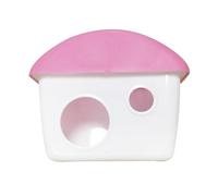 MALUGOGO Plastic Hamster House Providing a Comfortable Guinea Pig Hideout and Sleeping House for Small Animals and Chinchillas Sturdy Plastic Material, for Pet Cages and Habitats