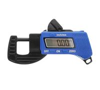 MALUGOGO Portable for Automotive Suitable and Applications Industrial Digital Thickness Gauge 0.5" High Resolution Measurement Tool with 0.01mm Accuracy Rubber Paper