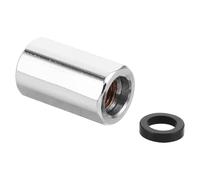 MALUGOGO Quick Connect Tire Inflator Chuck Adapter M8 Threaded Rod Coupler Nut with Washer Metal Air Pump Connector for Car Tire Inflation