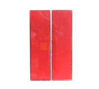 MALUGOGO Reflective Safety Warning Tape High Visibility Material 4 Pcs Red Easy to Install for Trucks and Automobiles for Vehicle Safety and Hazard Warning