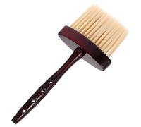 MALUGOGO Salon Neck Duster Brush for Hair Removal Professional Hair Brush Vent Design Manual Shaving Beard Care Tool for Men