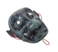 MALUGOGO Sanxingdui Ancient Bronze Beast Face Mask Lightweight Resin Halloween Horror Party Accessory for Carnival and Masquerade Ball with Versatile Application