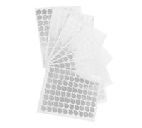 MALUGOGO Self-Adhesive Aluminum Foil Seal Stickers with Barrier Protection and Repeated Access 500pcs 1.5cm Diameter, Silver Foil for Toothpaste and Soft Tube Lids for Cosmetics