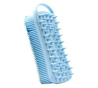 MALUGOGO Silicone Bath Brush with Hook for Body and Head Supple Massage Shower Brush Suitable for Bath Time and Shower Time for Gentle Cleansing