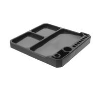 MALUGOGO Silicone Magnetic Parts Tray Tool Organizer with Design and Divided Grooves, for Efficient Screw Sorting and Metal Parts on Repair Mats and Rc Vehicles