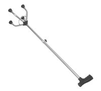 MALUGOGO Telescoping Walking Stick Quad Walking Stick Non-skid Ergonomic Design Rehabilitation Training Aid for Elderly People Aluminum Alloy 28.30x6.88x6.68in