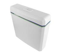 MALUGOGO Universal Wall Hung Toilet Cistern Replacement for Squat Toilet and Public Restroom, Leak Resistant Plastic Water Tank with Quiet Fill Function for Bathroom Renovation or Home Use