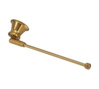 MALUGOGO Vintage Candle Snuffer Extinguisher Tool with Handle for Candle Easy to Use Aluminum and Iron Flame Extinguisher Accessory for Birthday Celebrations and Jewish Holidays