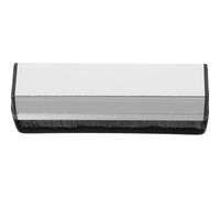 MALUGOGO Vinyl Record Cleaner Vinyl Record Cleaner Brush Aluminium Alloy Lint Brush Removes Contaminants Increases Lifetime for Needle Black
