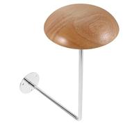 MALUGOGO Wall Mounted Hat Rack Organizer for Helmets and Fedoras with Wood and Iron Construction, Easy Installation and Space Optimization, for Closets and Bedrooms