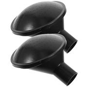 MALUGOGO Watering can Rose Head 2 pcs - Plastic Nozzle with Safe Gentle Spray, 2.4cm Diameter for Watering seedlings and Garden Flowers