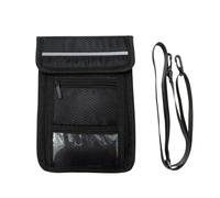 MALUGOGO Waterproof Portable Passport Wallet with Slim Design and Oxford Cloth Material, Hanging Pouch for Travel in Crowded Places and Trains, Secure Money and Ticket Holder