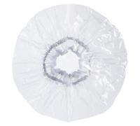 MALUGOGO Waterproof Shower Cap for Adults with Elastic Straps, Large 38cm Eva Bathing Cap Hair Protective Cover for Showering and Washing Faces, Unisex Stylish Bath Hat