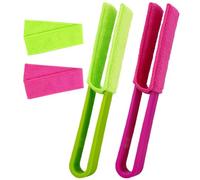 MALUGOGO Window Blinds Cleaner Tool Set with Microfibre Sleeves, Sturdy Pp Material Multipurpose Cleaning Brush for Fan Gaps and Car Vents, Easy to Use and Washable Duster for Home
