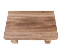 MALUGOGO Wooden Foot Stool Small Steps Bedroom Bedside Step Stool Upright Sitting Posture Stress Relief Bedside Footstool