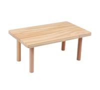 MALUGOGO Wooden Hamster Platform Play Stand for Small Animals like Chinchilla and Mouse, Ventilated Resting Station with Legs for Cage or Enclosure, Smooth Surface Protecting Small Animal