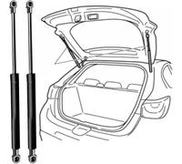 MALVCD 2 PCS Car Rear Tailgate Boot Gas Struts for Alfa Romeo Giulietta (940) 2010-2017, Trunk Damper Tailgate Boot Gas Struts Tailgate Lifter Shock Lift Struts Accessory