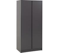 Seconique Malvern 2 Door Wardrobe - Grey, Grey