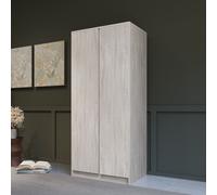 Malvern 2 Door Wardrobe Seconique Light Stone One Size