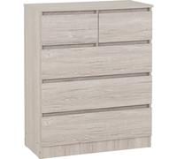 Seconique Malvern 3+2 Drawer Chest - Urban Snow, Multi