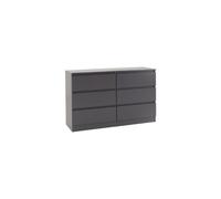 Malvern 6 Drawer Chest - Grey